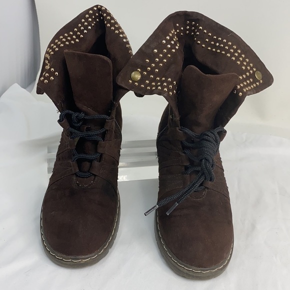 Stuart Weitzman Sz 1(US) Brown Yadastud Ankle Boot - Picture 3 of 15